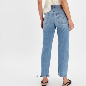 Levi's Blue wedgie straight jeans from Free People